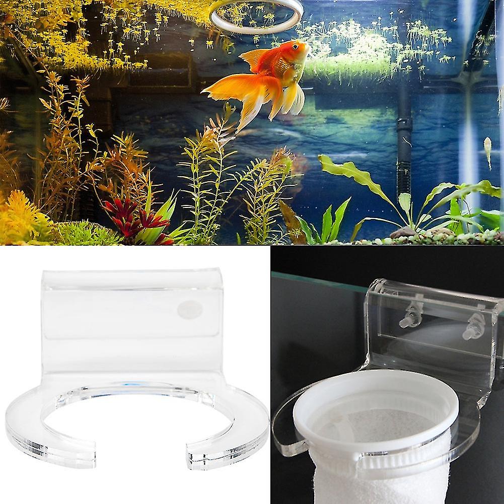 Acrylic Filter Sock Bag Holder Mount Bracket for Aquarium Fish Tank(4inch)