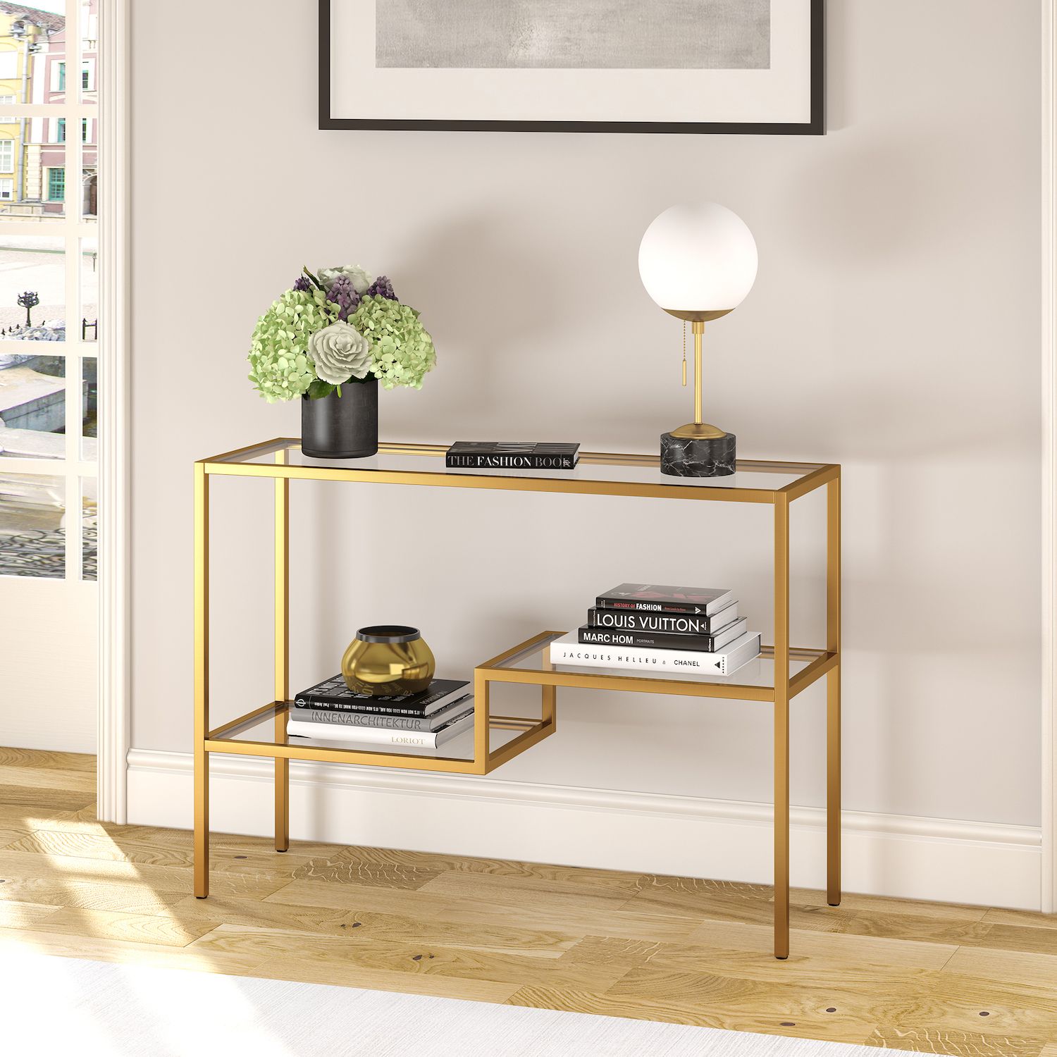 Finley and Sloane Lovett 2-Tier Console Table