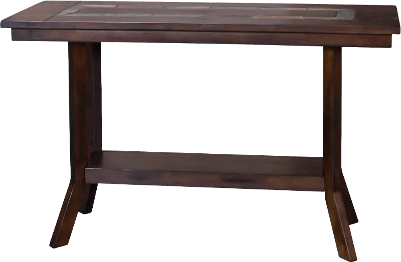 Santa Fe Mahogany Sofa Table