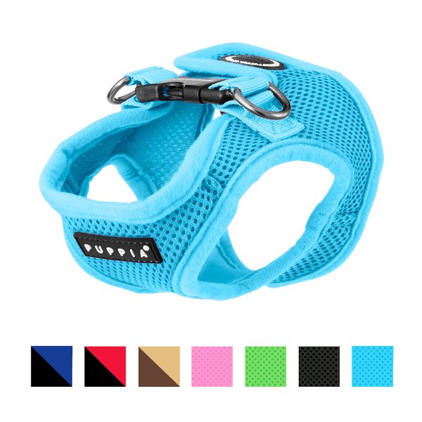 Puppia Vest Polyester Step In Back Clip Dog Harness