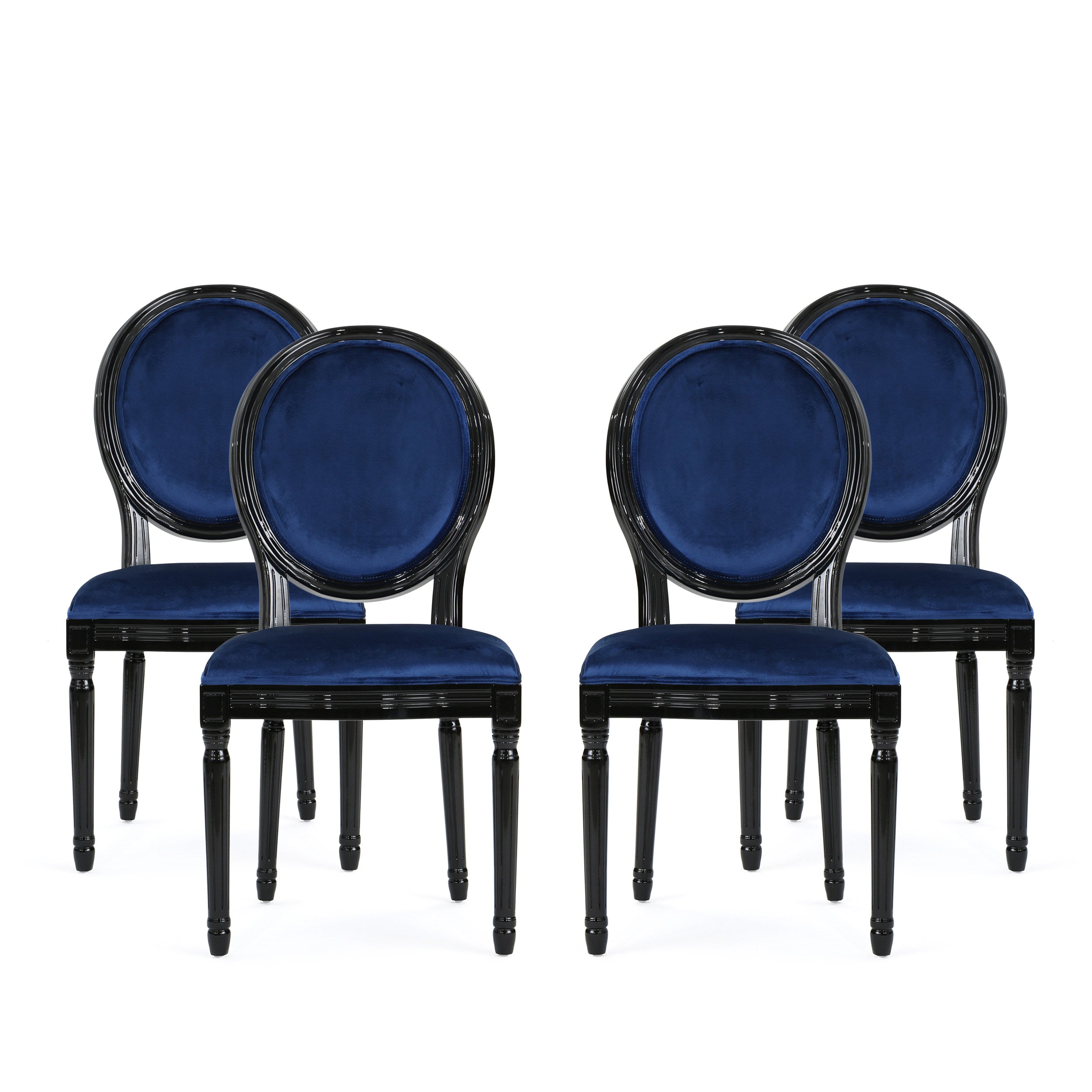 Lariya French Country Dining Chairs (Set of 4)