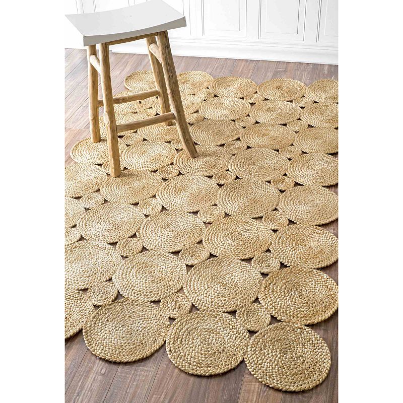 nuLOOM Natura Drusilla Geometric Jute Rug