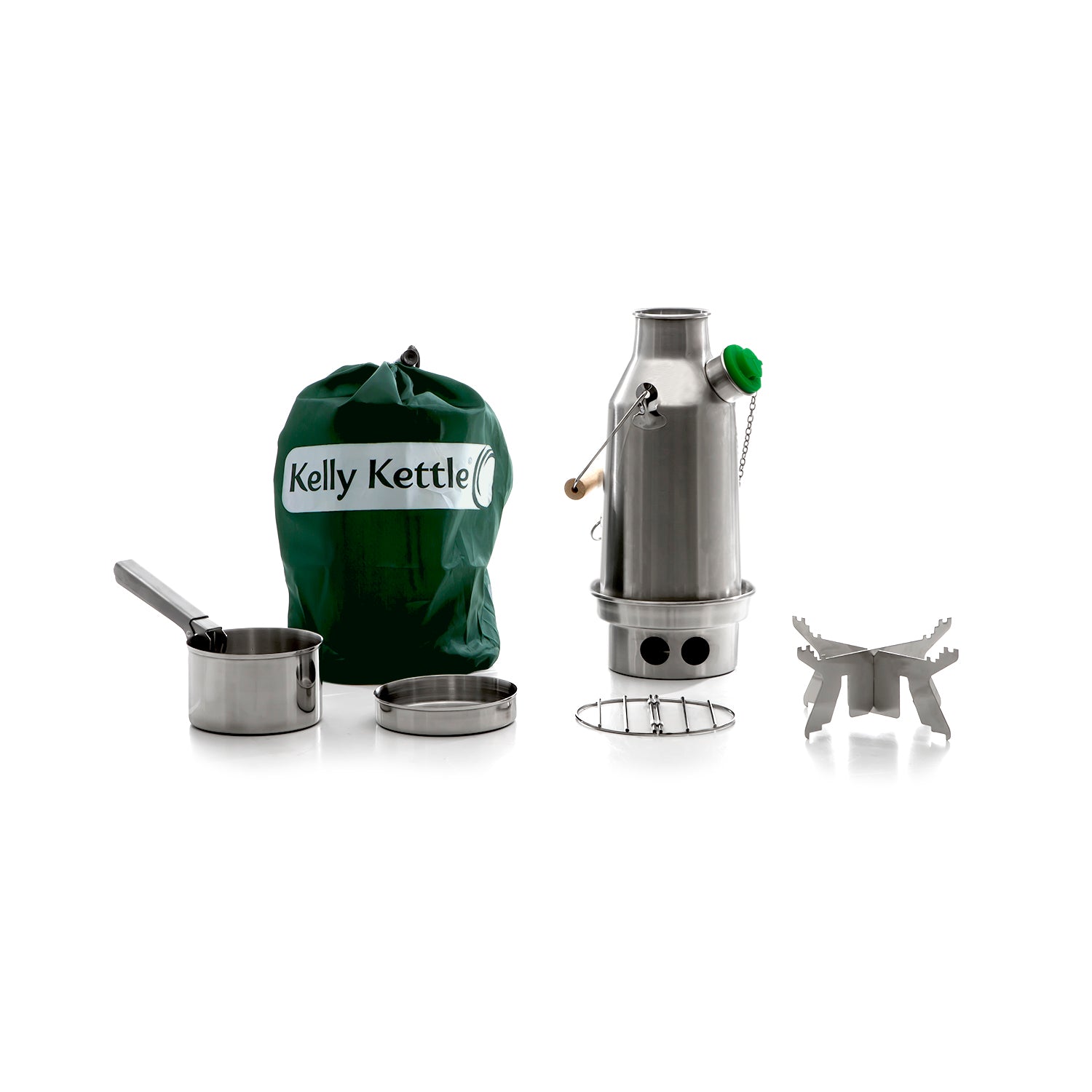 Kelly Kettle Trekker Basic Kit (Small) - Stainless Steel