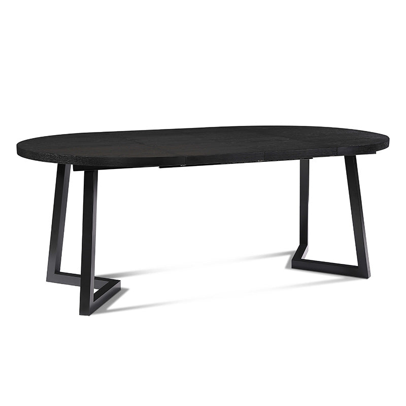 NOVAH Extendable Dining Table 120-200cm - Black