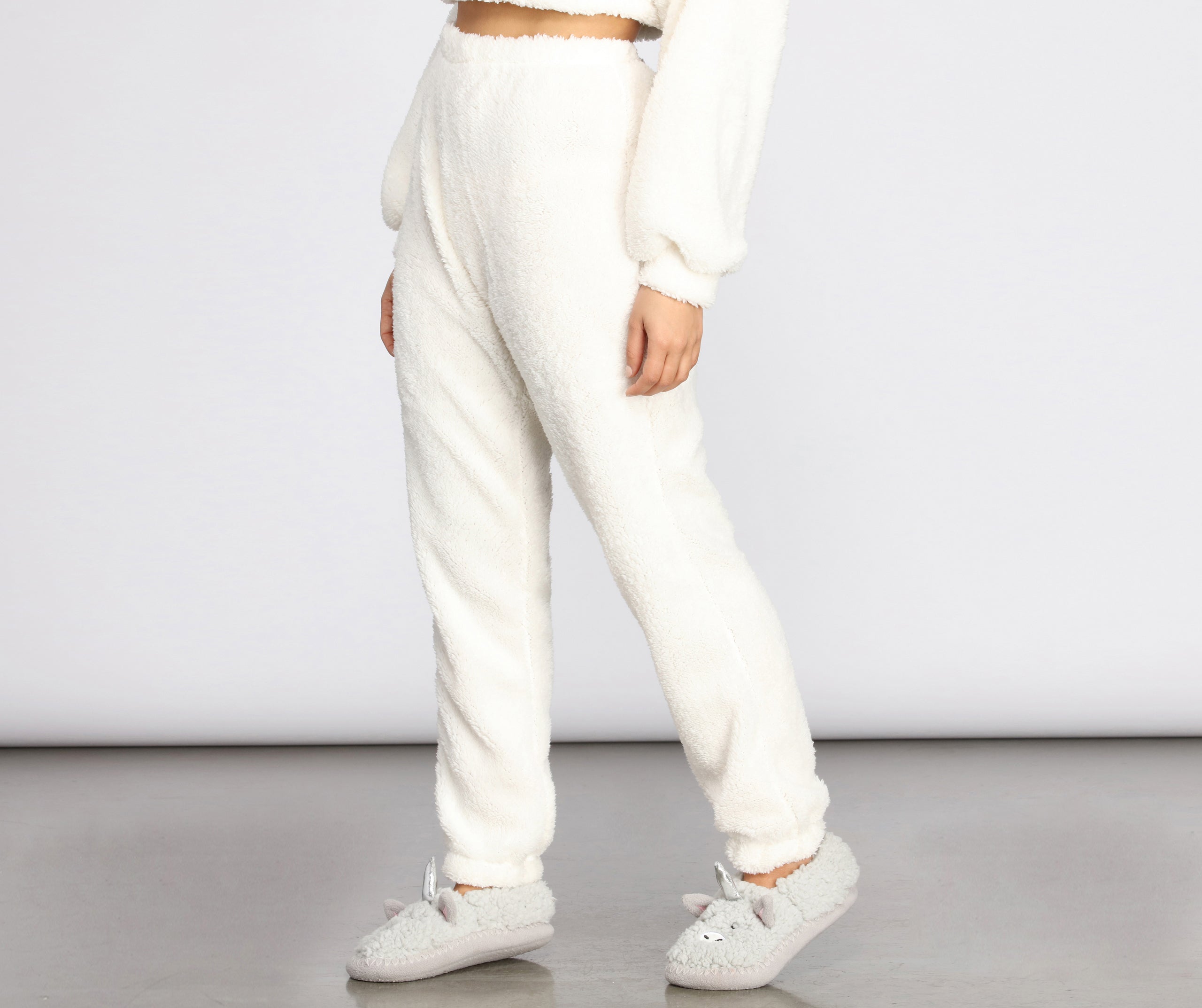 Pj Party Cozy Sherpa Joggers