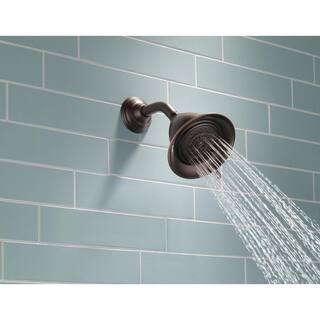 Delta Victorian 3-Spray Patterns 2.50 GPM 5.71 in. Wall Mount Fixed Shower Head in Venetian Bronze RP34355RB