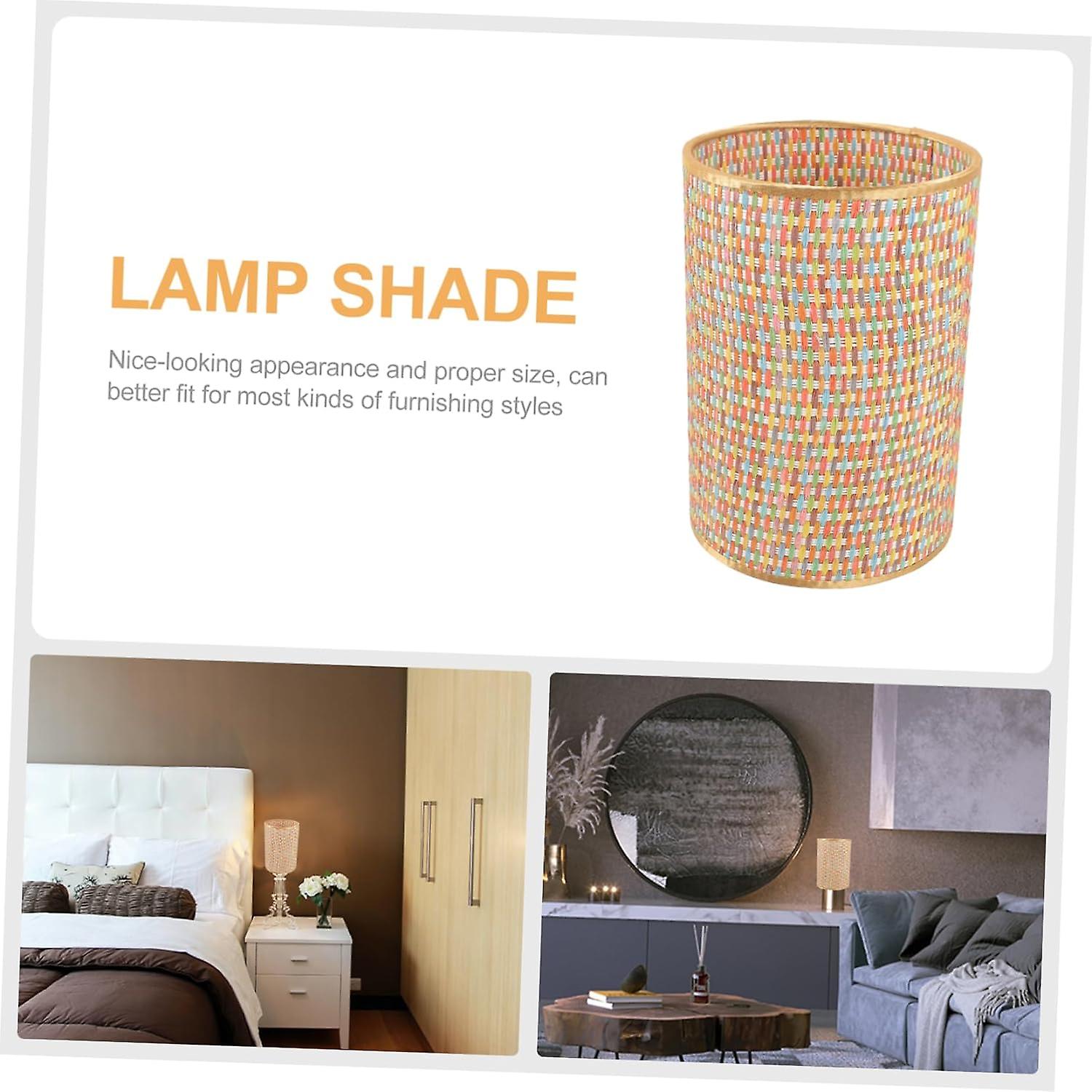 Woven Lamp Shades for Floor and Table Lamps - PVC Material