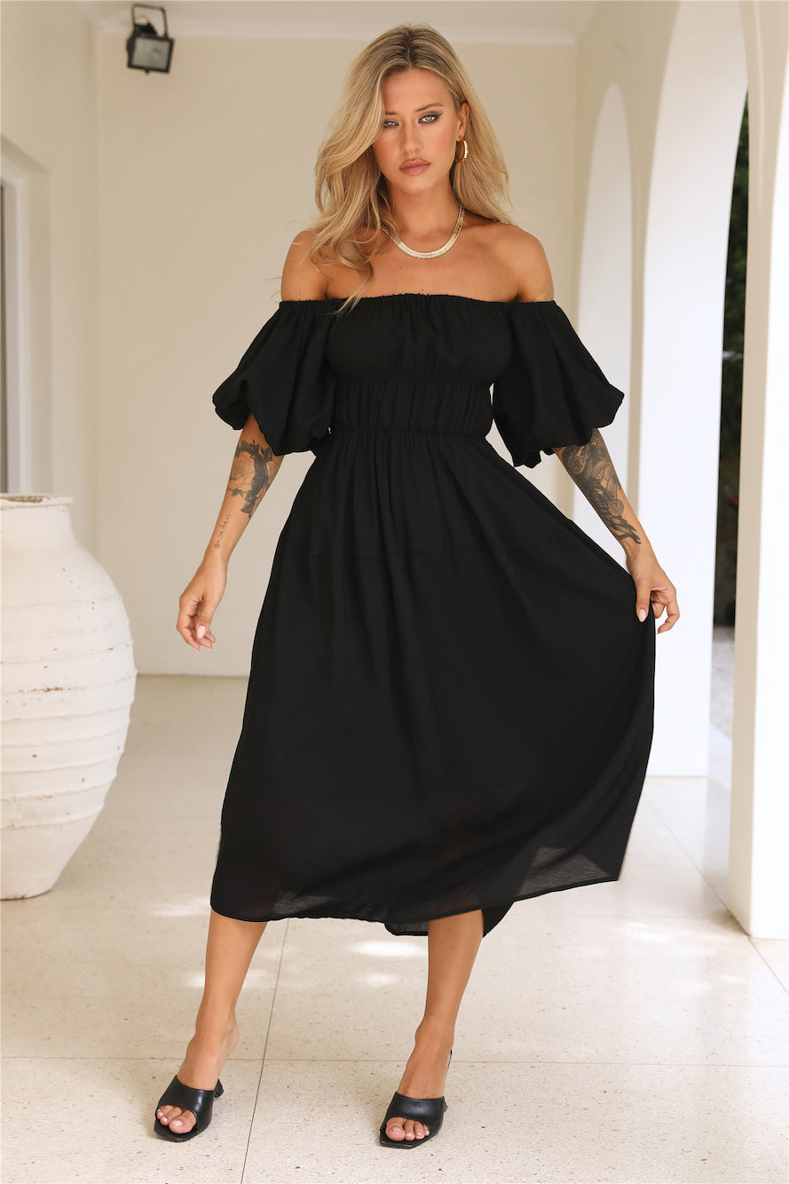 Building Me Midi Dress Black