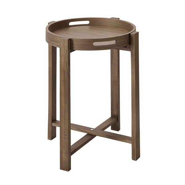 WallBeyond Round Tray Side Table