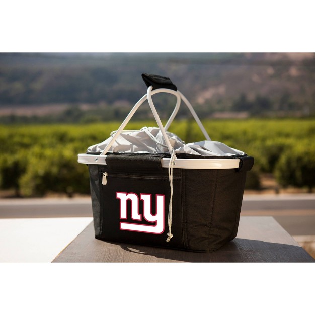 Nfl New York Giants Metro Basket Collapsible Cooler Tote 49 34qt