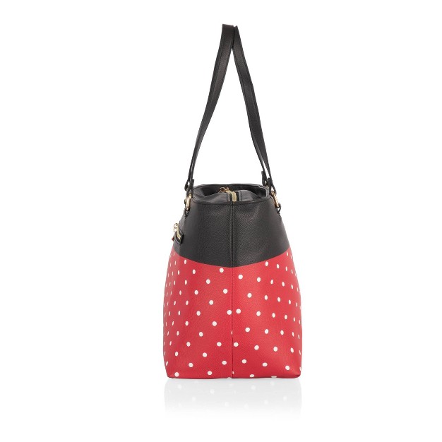 Picnic Time Minnie Mouse Uptown 23qt Cooler Tote Bag Black