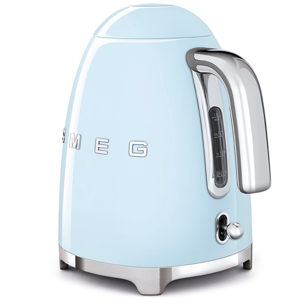 Smeg 50's Retro Style Aesthetic Electric Kettle  Pastel Blue