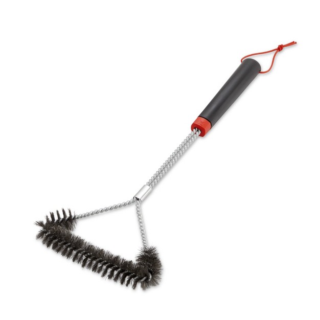 Three sided Grill Brush Black