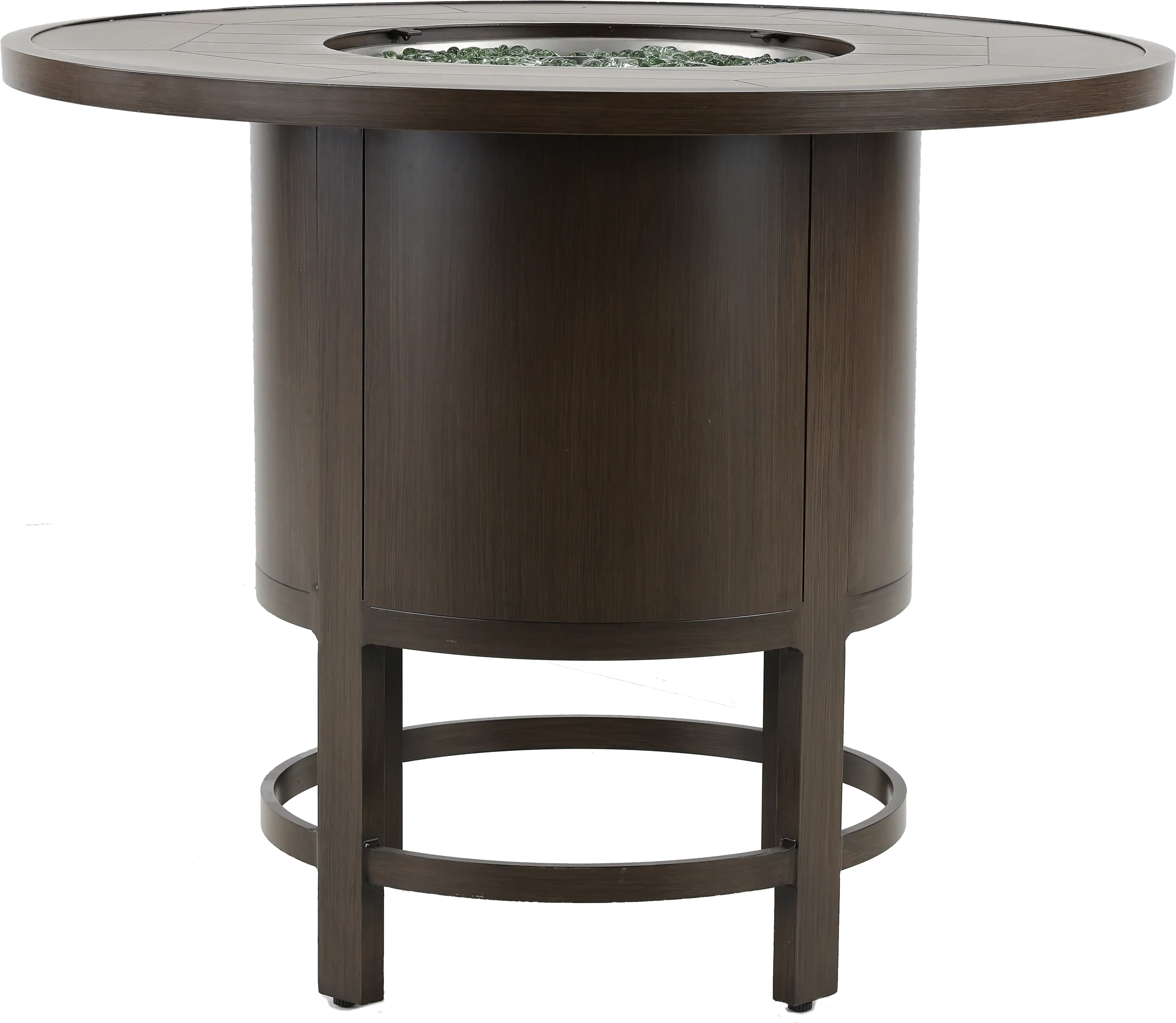 Adeline Round Fire Pit Dining Table