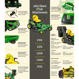 John Deere Z320R 42 in. 21.5 HP Dual Hydrostatic Gas V-Twin Zero-Turn Riding Mower BG21302