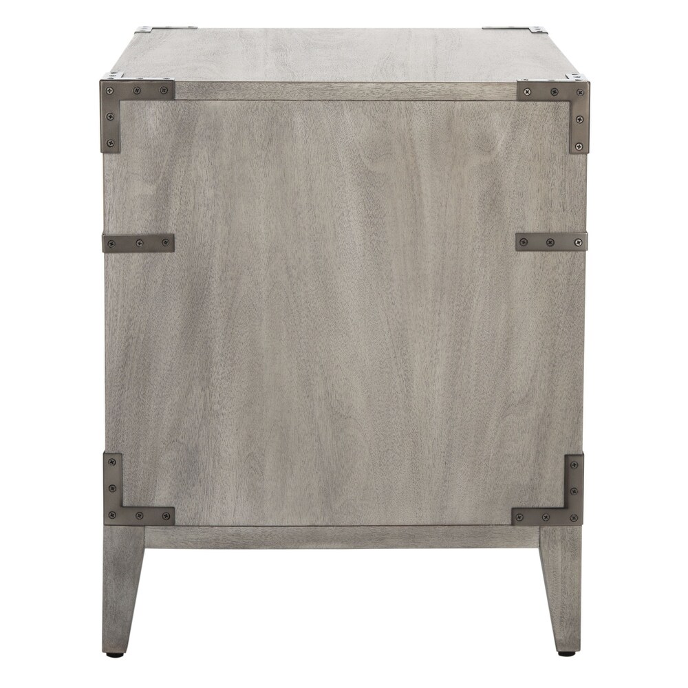 SAFAVIEH Couture Nisha 1 Drawer 1 Shelf Wood Nightstand