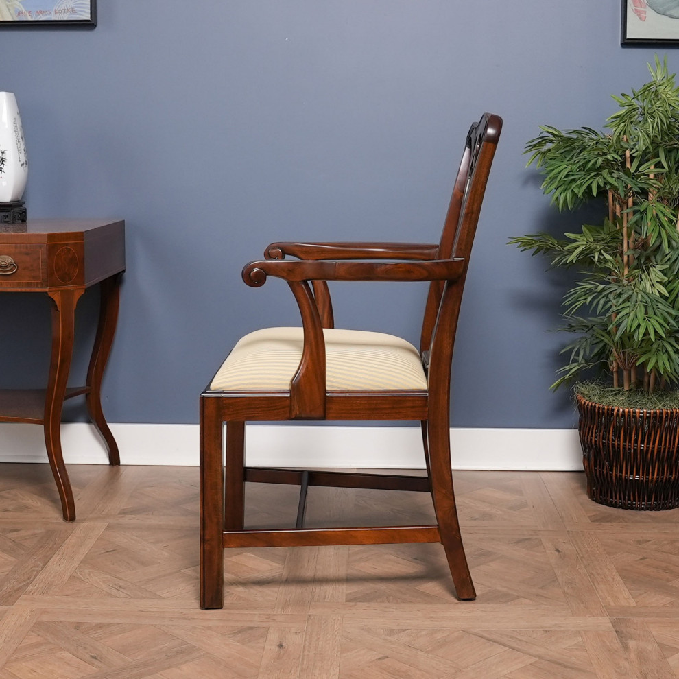 Country Chippendale Arm Chair   Traditional   Dining Chairs   by Niagara Furniture  Houzz