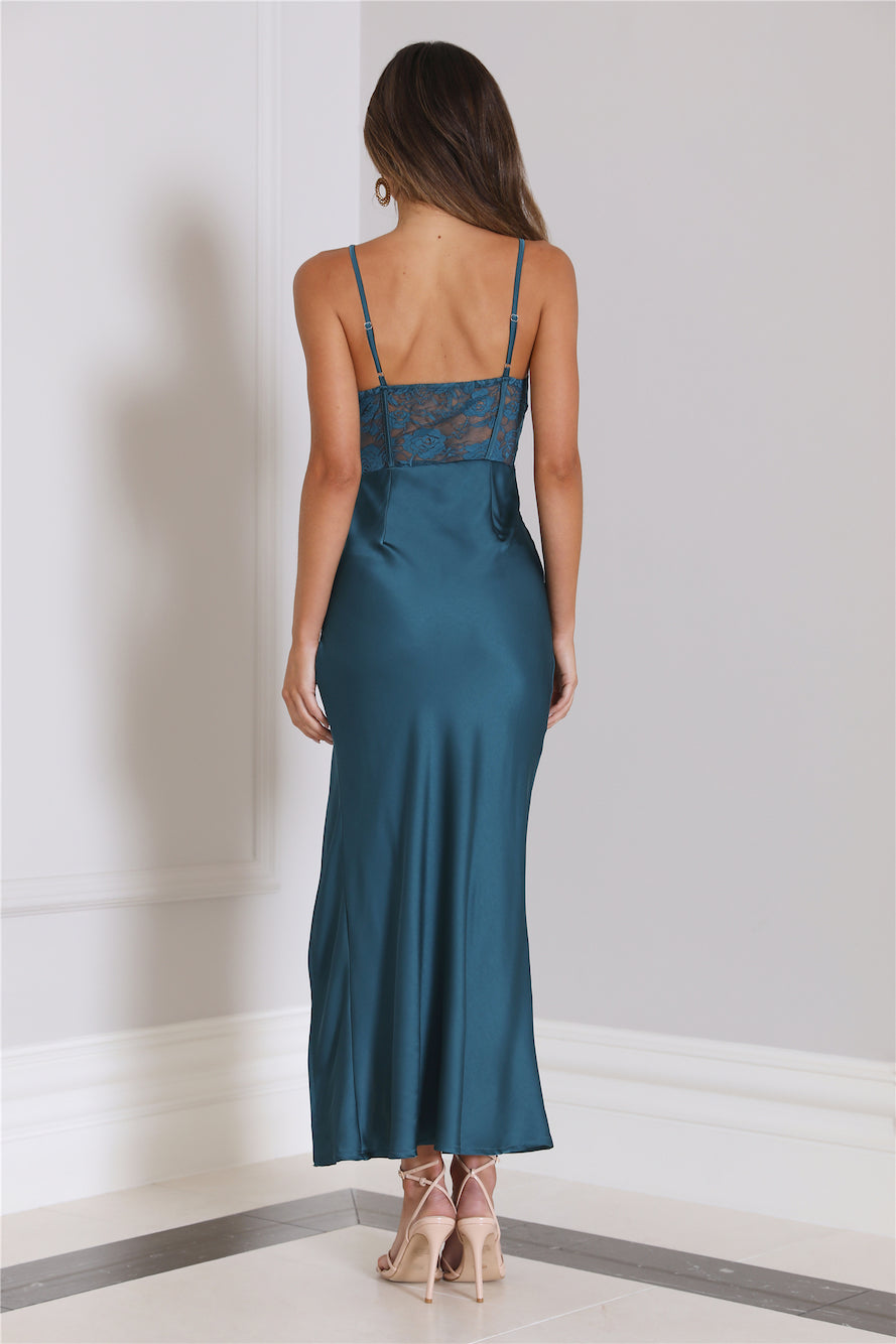 Dressing To Impress Maxi Dress Teal