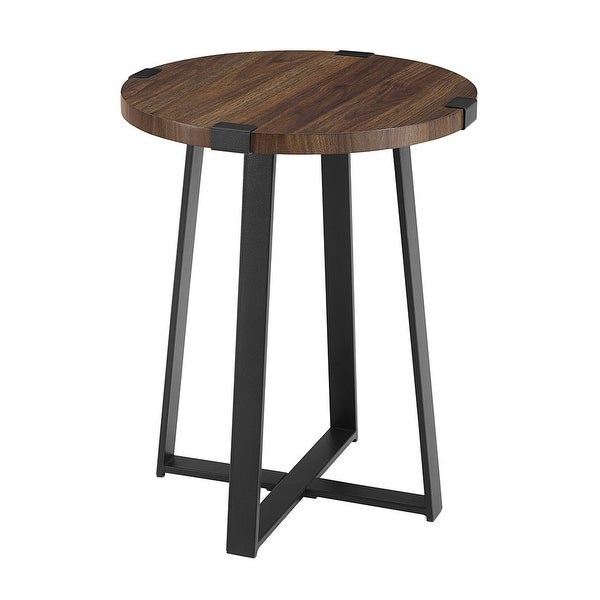 Middlebrook Barnett Round Metal Wrap Side Table