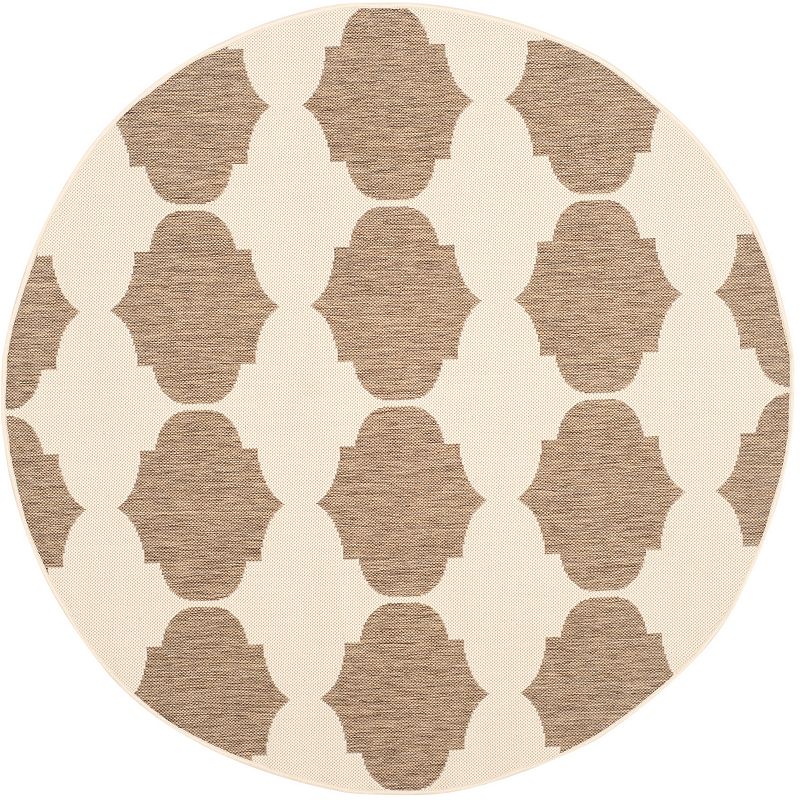 Safavieh Courtyard Jasmine Quatrefoil Indoor Outdoor Rug