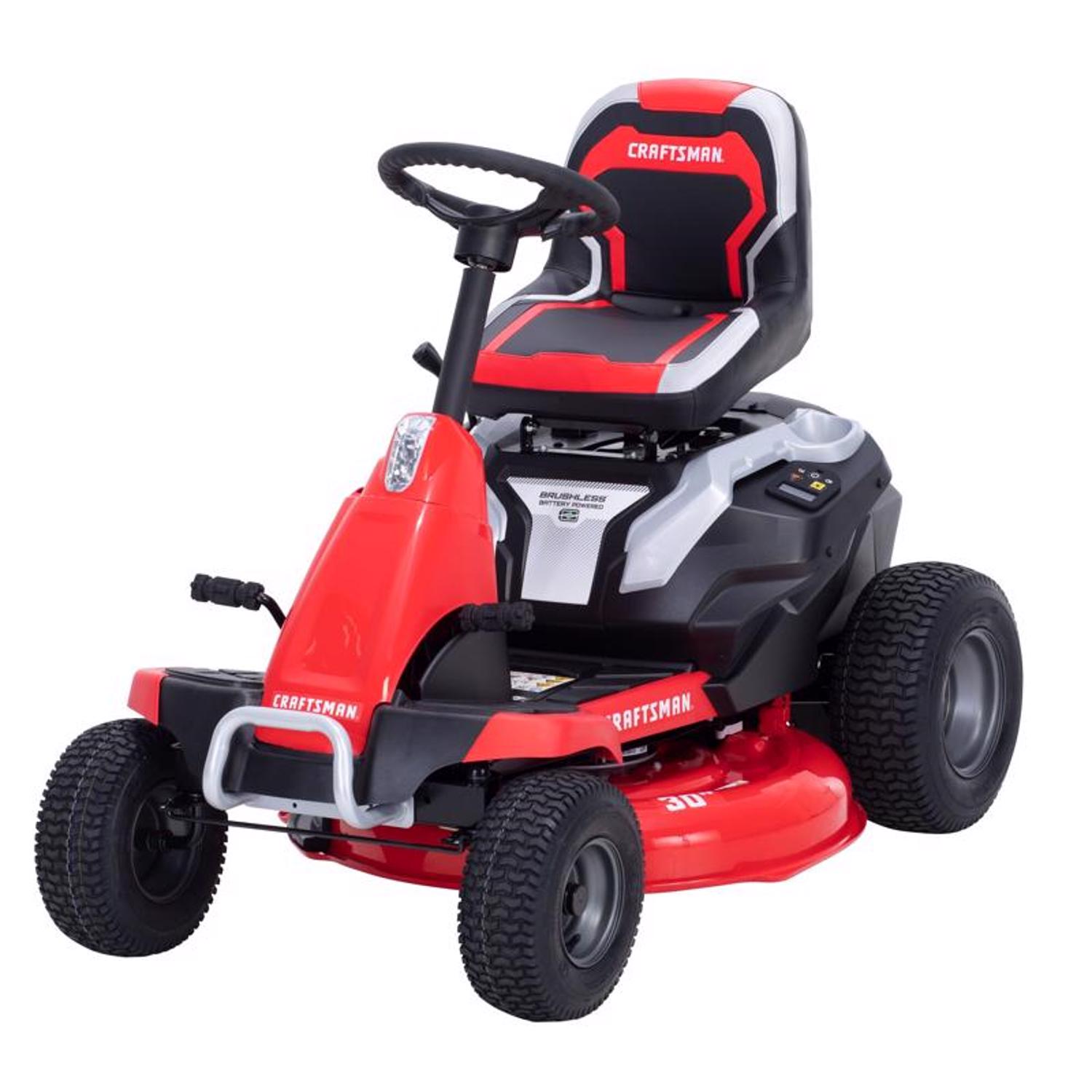 Craftsman CMCRM233301 30 in. Electric 56 V Battery Riding Mower Kit (Battery \u0026 Charger)