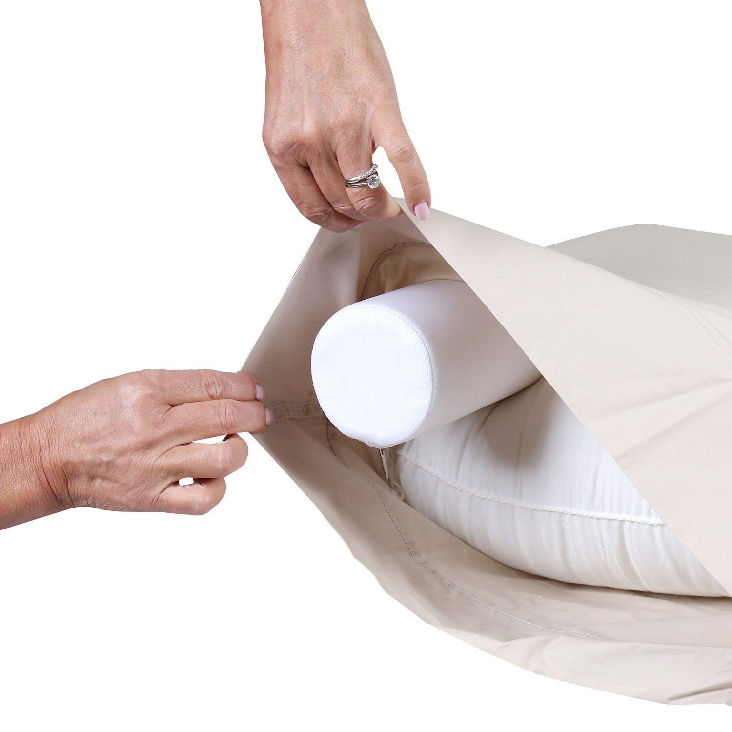 Cervical Neck Pillow - Foam Long Pillow for Side and Back Sleepers