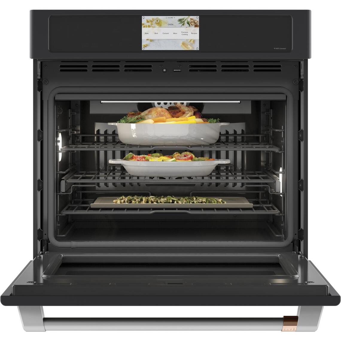 Caf¨¦ 30-inch, 5 cu.ft. Built-in Single Wall Oven with Wi-Fi Connect CTS90DP3ND1