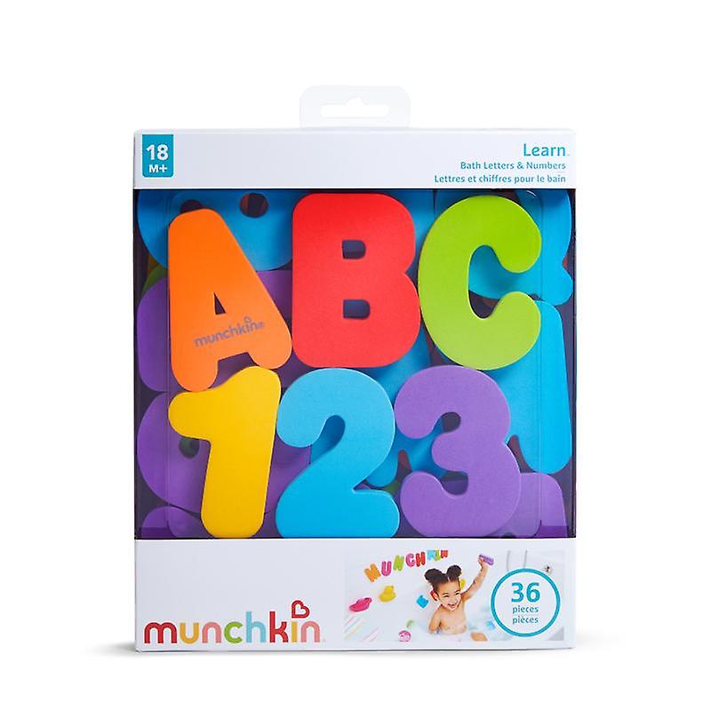 Munchkin bath letters and numbers