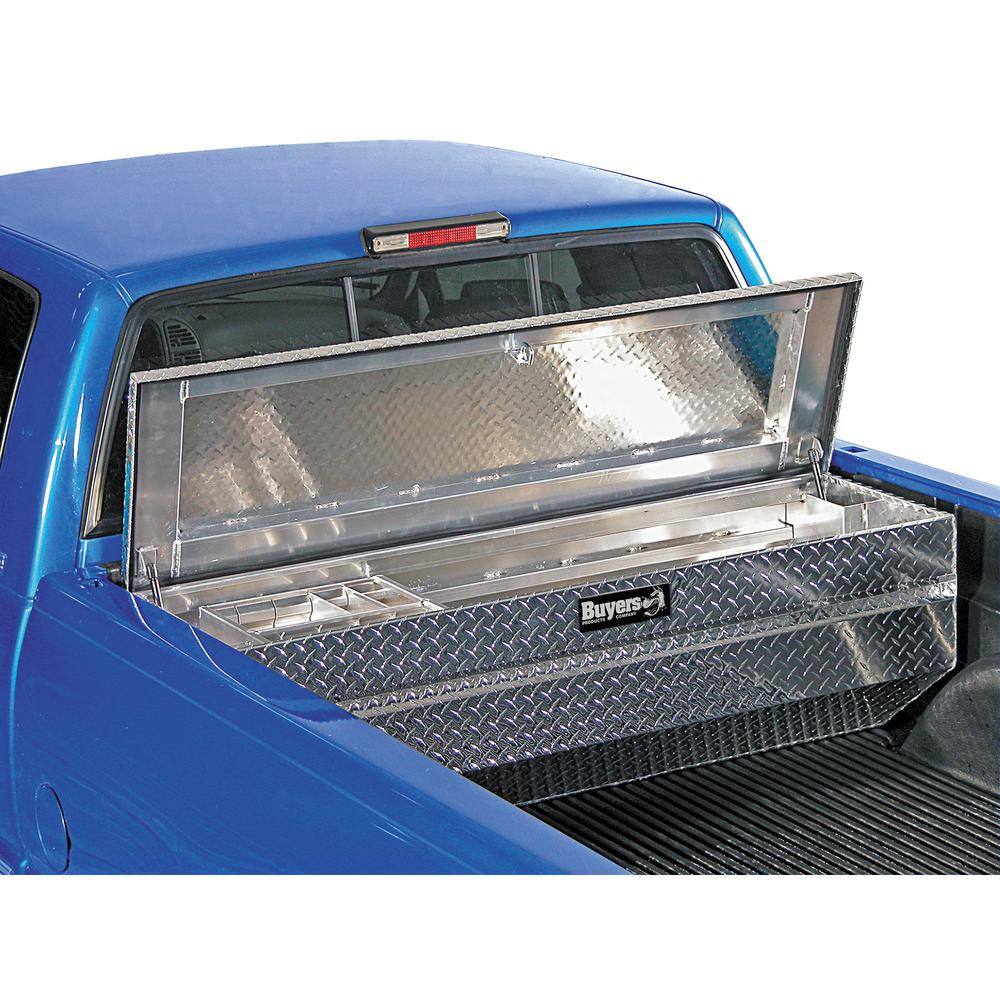 Buyers Products Company 19 in. x 20 in. x 47 in. Diamond Plate Tread Aluminum All-Purpose Chest Truck Tool Box 1712010