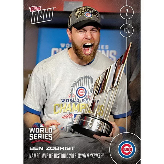 Topps TPS 16TN 0664A C Chicago Cubs Ben Zobrist  6...