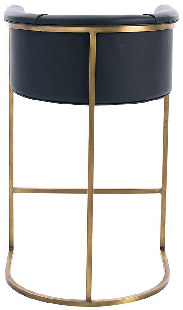 Arteriors Calvin Black Bar Stool