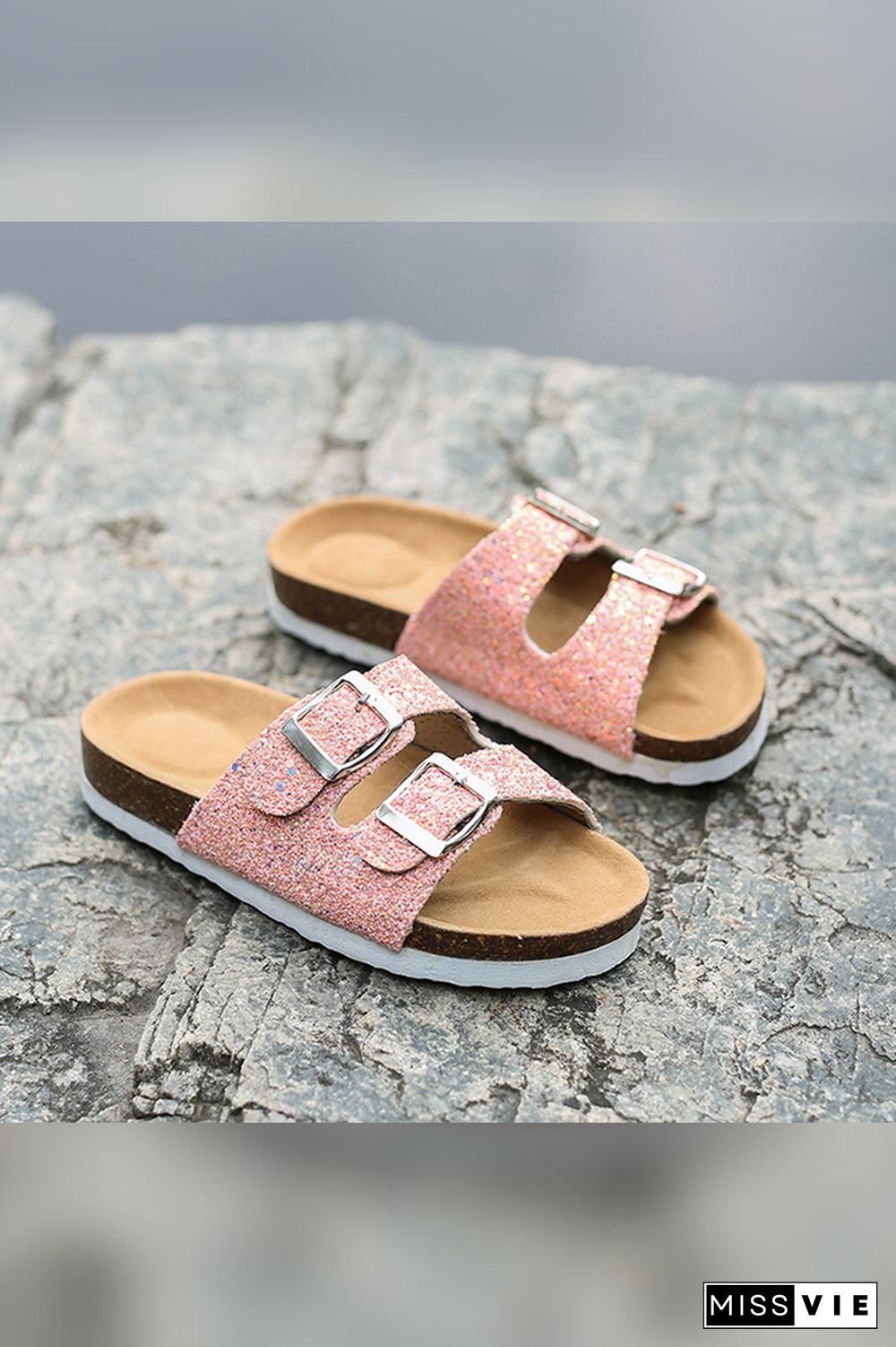 D-ring Buckled Slippers Wholesale