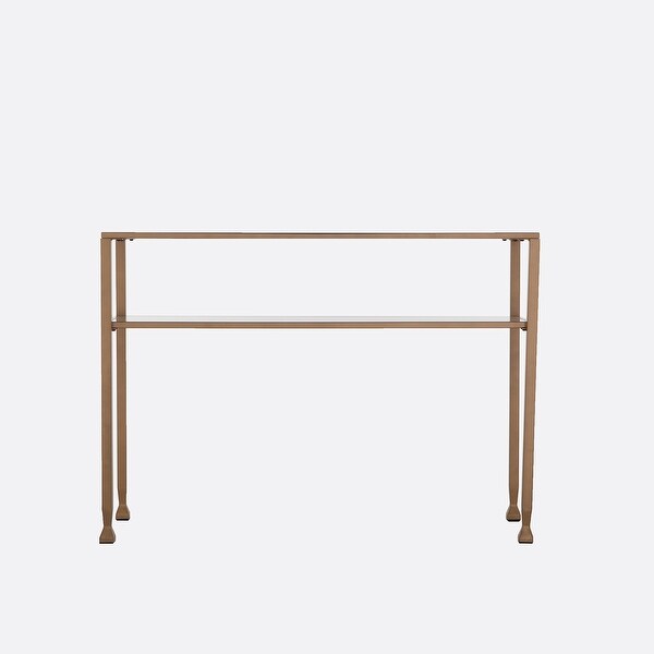 SEI Furniture Price Metal/ Glass Console Table