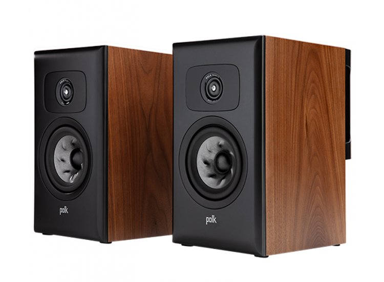 Polk Audio Legend Series L100 Premium Brown Walnut Bookshelf Speakers (Pair)