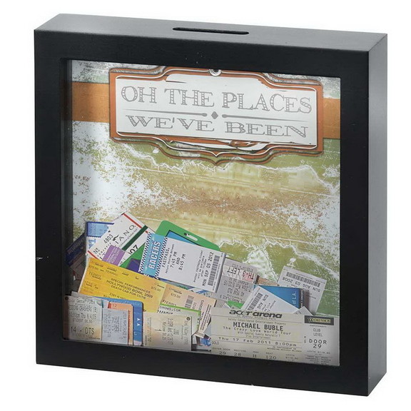 Dicksons 246630 Oh The Places Ticket Keepsake Box