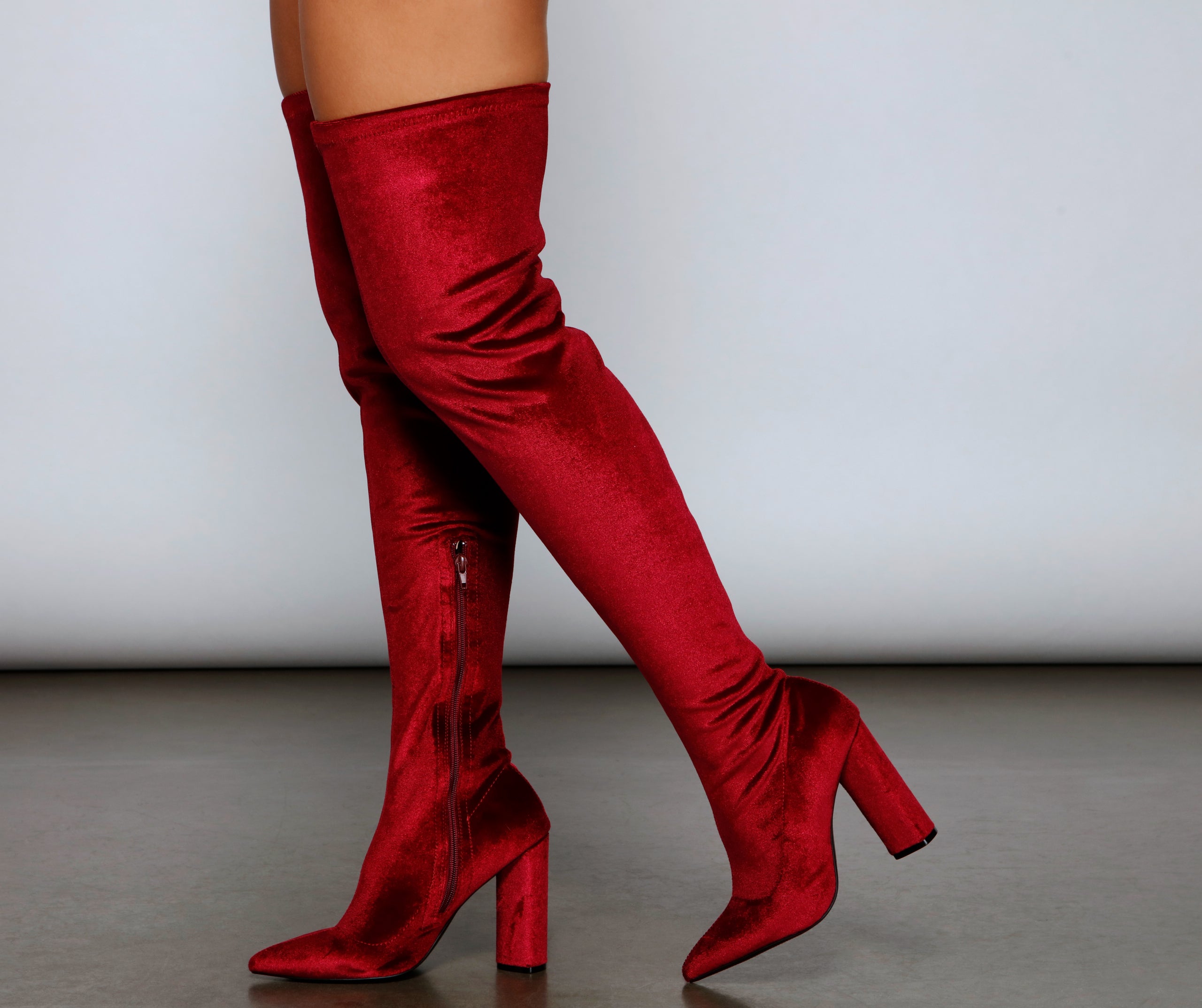 Haute Velvet Over-The-Knee Boots