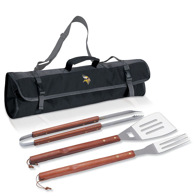 Picnic Time Minnesota Vikings 4-pc. Barbecue Tote Set