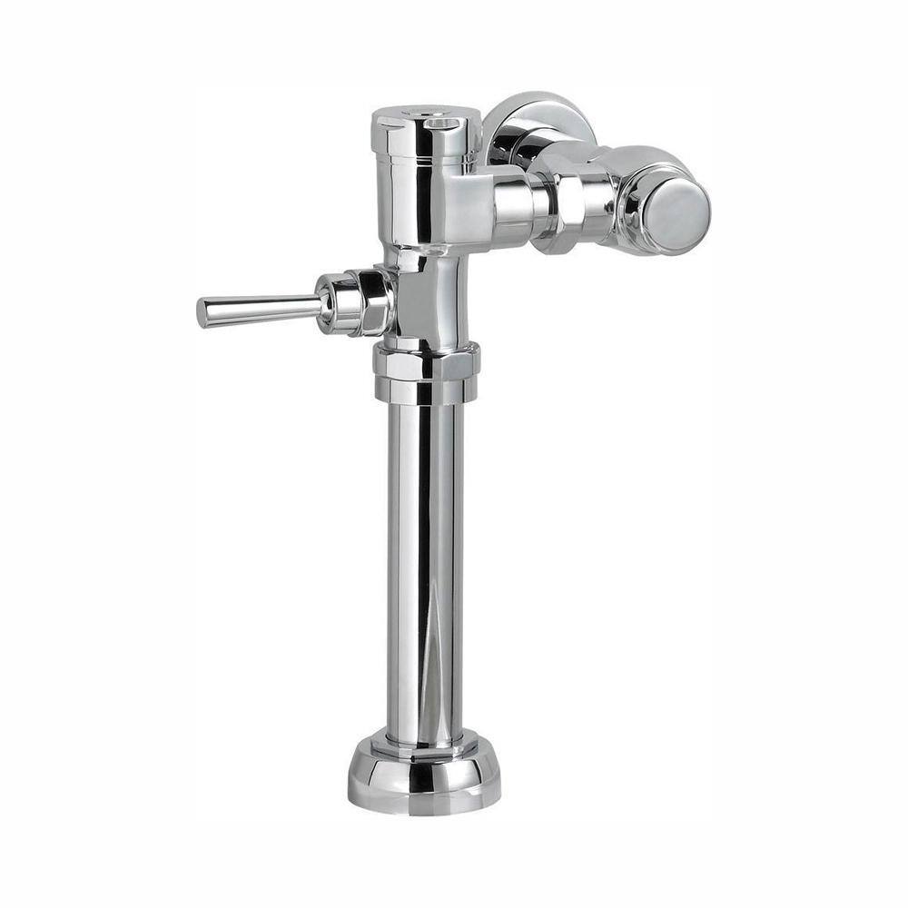 American Standard Ultima Manual 1.28 GPF FloWise Flush Valve for 1.5 in. Top Spud Toilet in Polished Chrome 6047.121.002