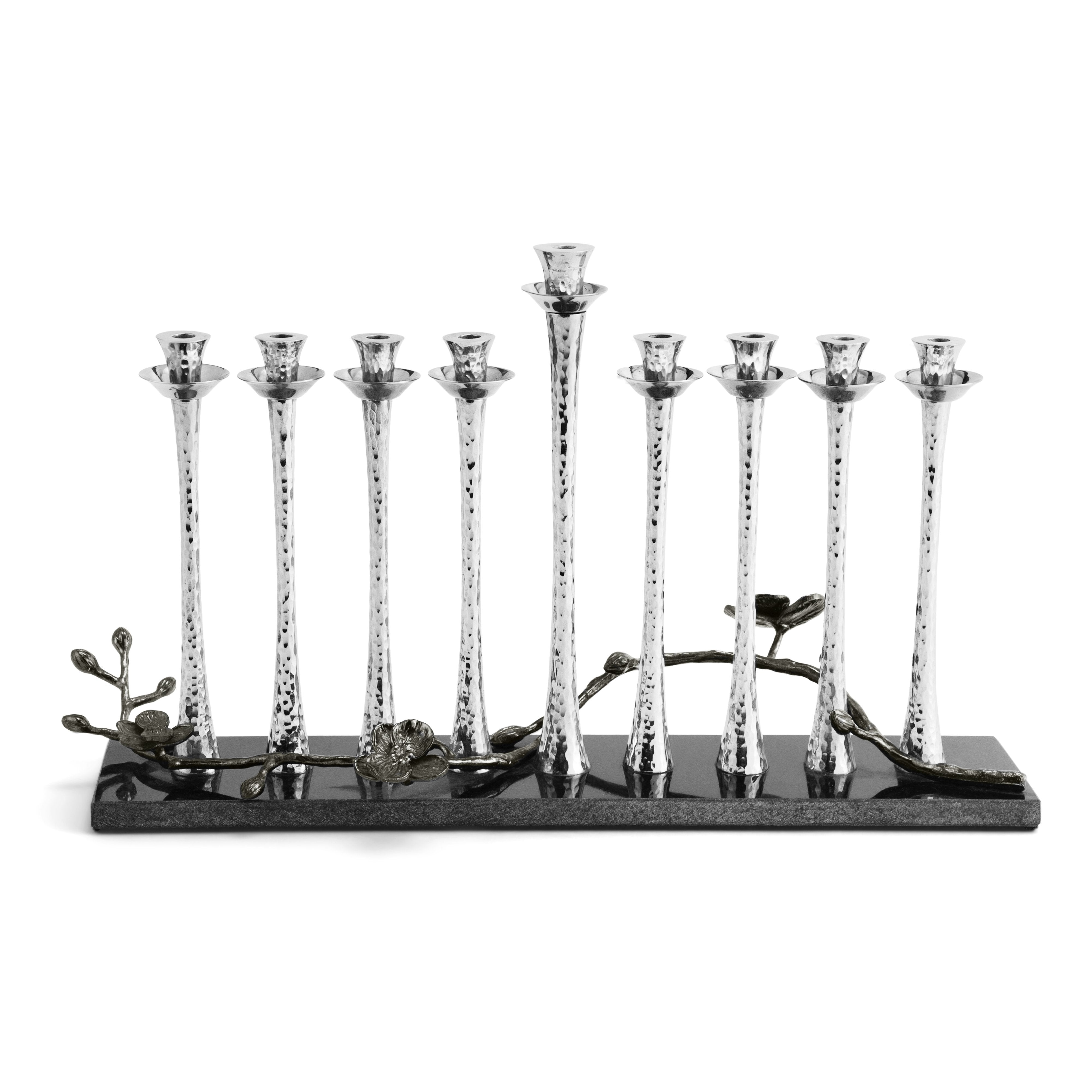 Black Orchid Menorah