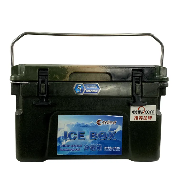 TOLEE Everich Ice box 20QT 65QT 95QT 125QT Custom Logo Hiking Fishing Camping Hard Cooler Beer Ice Cooler Box hard cooler