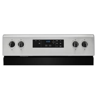 Whirlpool 30 in. 5.3 cu. ft. 4-Burner Electric Range in Stainless Steel with Storage Drawer WFE320M0JS