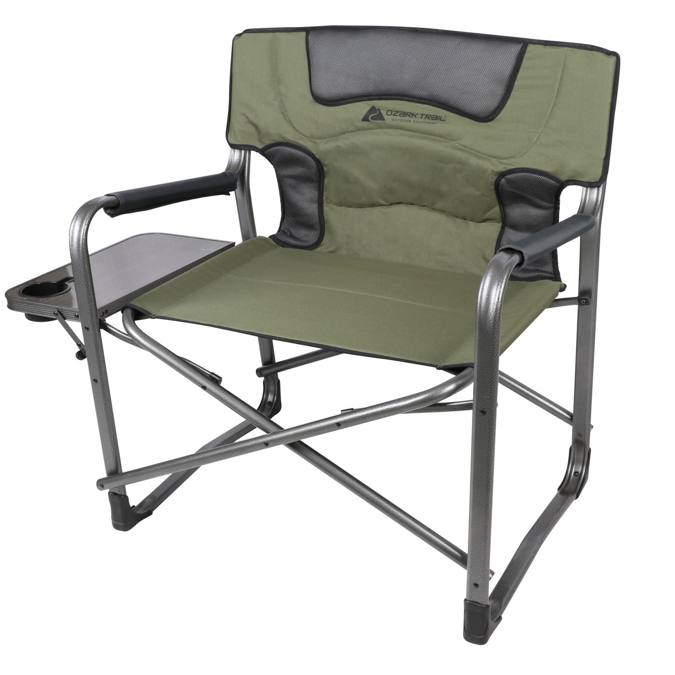 Ozark Trail Adult Director Camping Chair XXL, Green