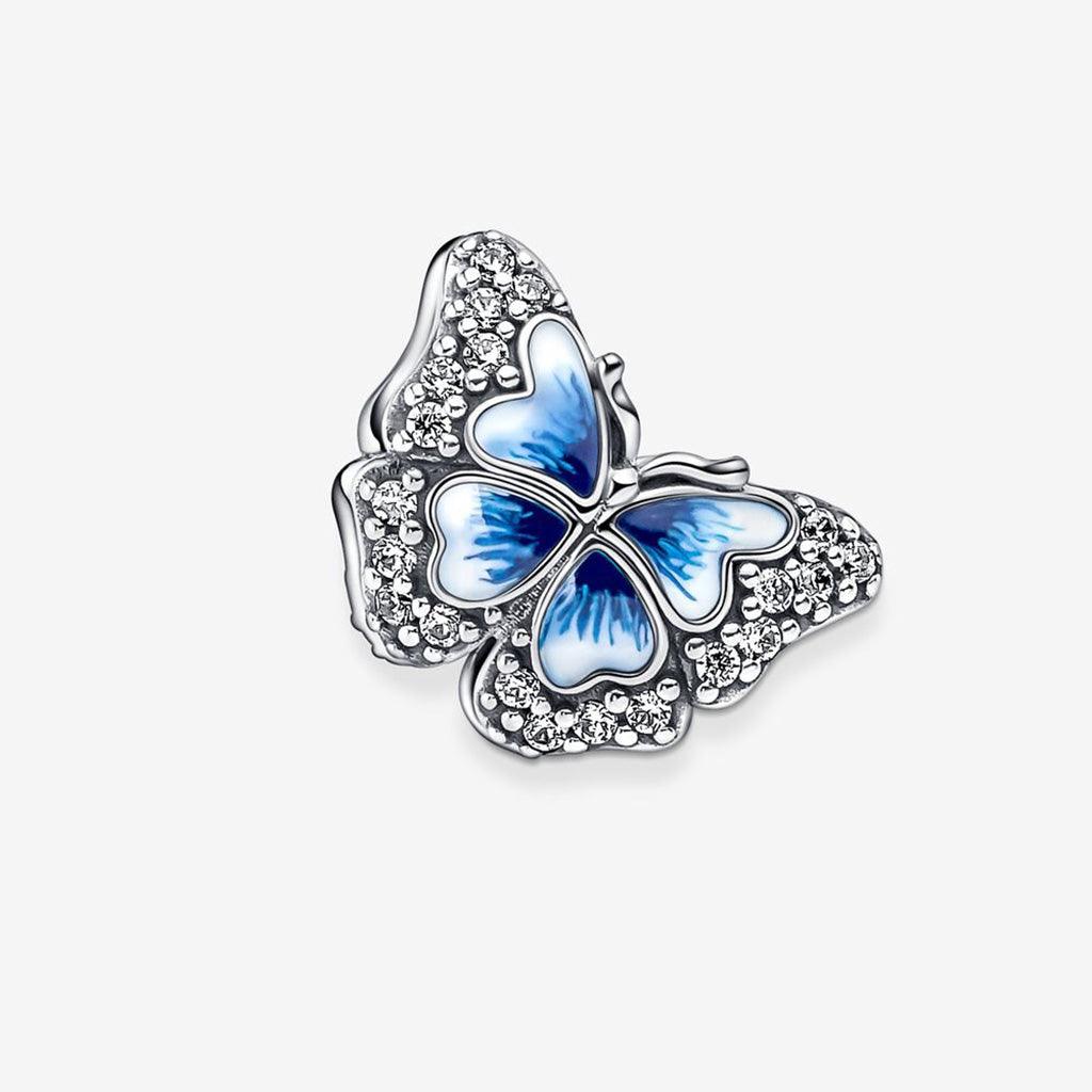 PANDORA  Blue Butterfly Sparkling Charm