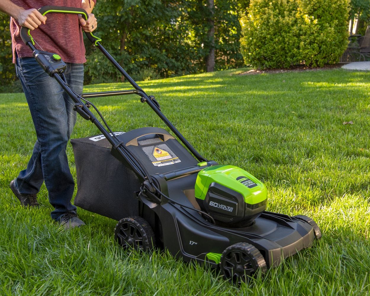 60V 17-Inch Cordless Lawn Mower | Greenworks Pro