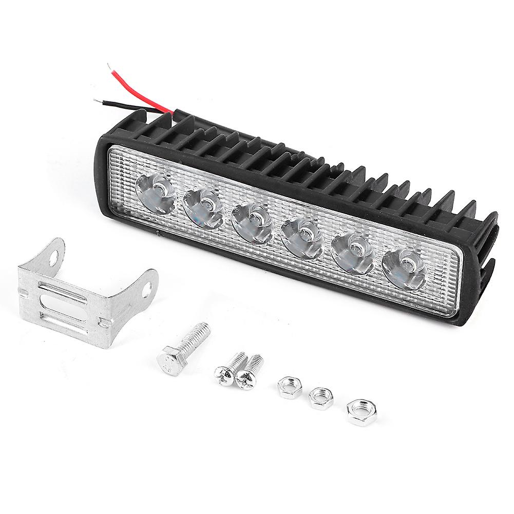 18w 800lm Work Light 6led Fog Lamp Bar For Motorcycle Off Road Car Truck