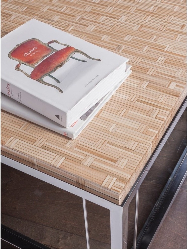 Thatch Rectangular Cocktail Table   Contemporary   Coffee Tables   by HedgeApple  Houzz