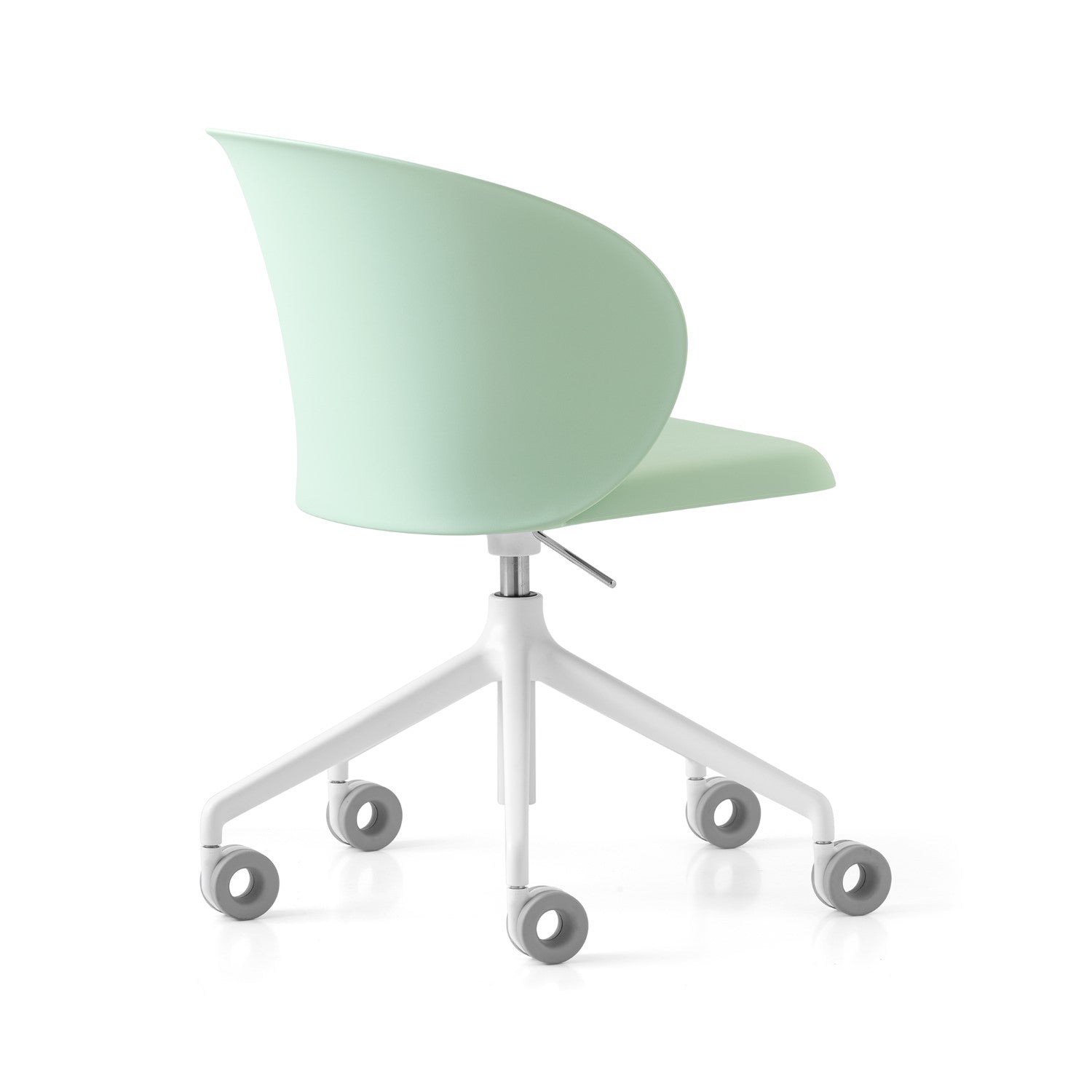 Tuka Indoor/Outdoor Optic White Base Swivel Office Chair