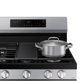  6.0 cu. ft. Smart Freestanding Gas Range with 18K BTU Dual Power Burner in Stainless Steel NX60A6311SS