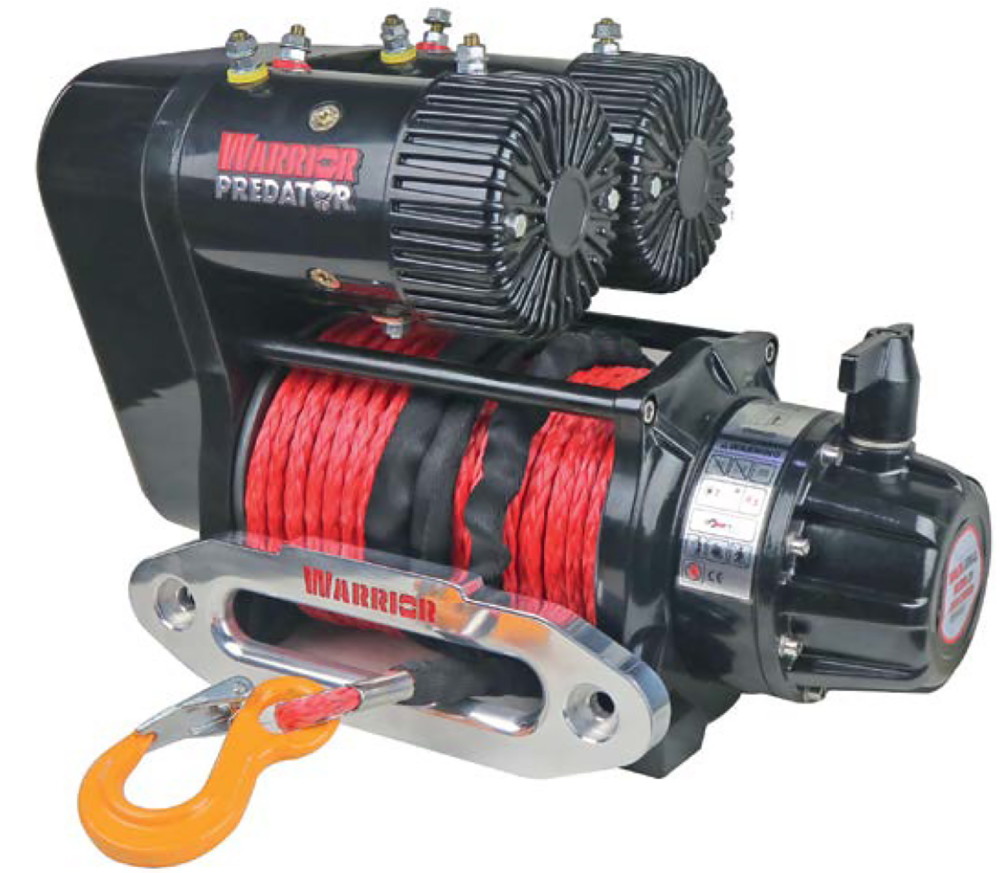 DK2 Predator Performance Winch Dual Motor 10000lb with Synthetic Rope