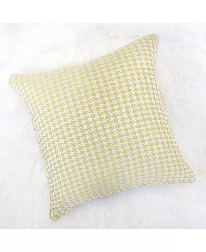 Homey Cozy Tessa Jacquard Square Decorative Throw Pillow